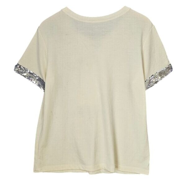Disney Parks Snow White Original Princess Sequin T-Shirt L - Picture 3 of 4